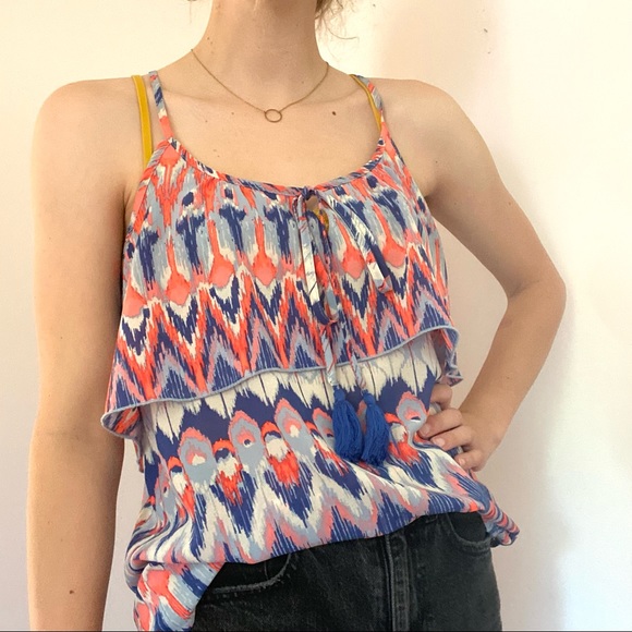 Dex Multi-coloured Blouse Size Small - Picture 1 of 7